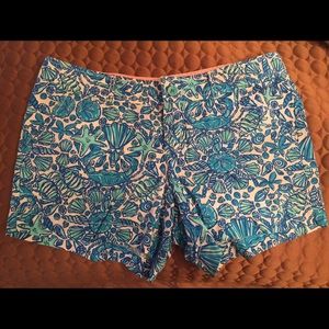 Lilly Pulitzer Navy/Pink Anchor Callahan Shorts
