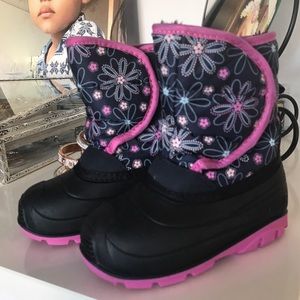 Toddler girl snow boots