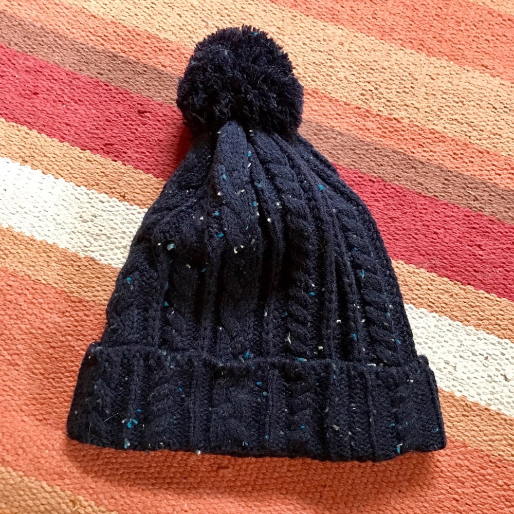 Blue beanie from Cotton On