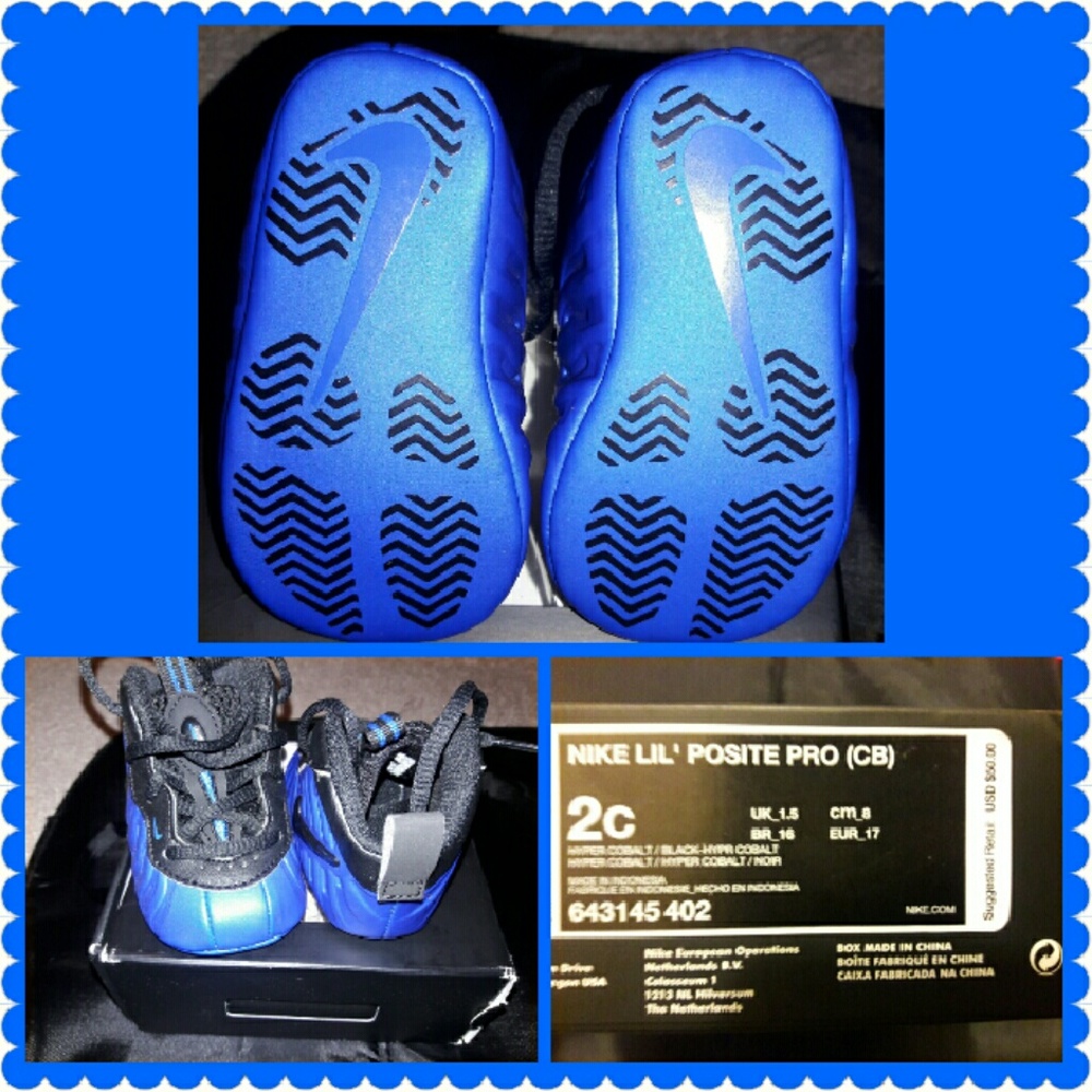 Infant Nike LiL Posite Pro (CB) worn twice .