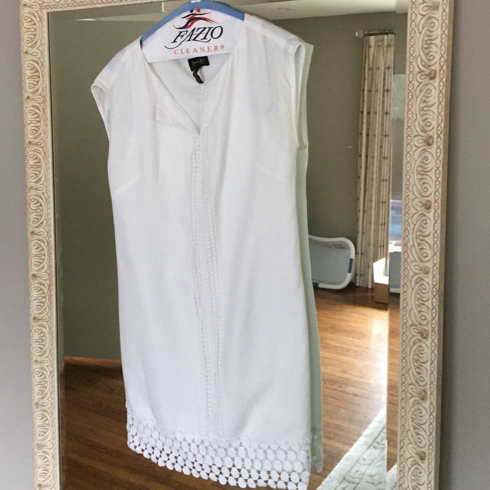 Laundry linen sheath dress