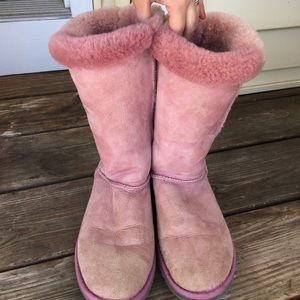 Tall Pink Ugg Boots