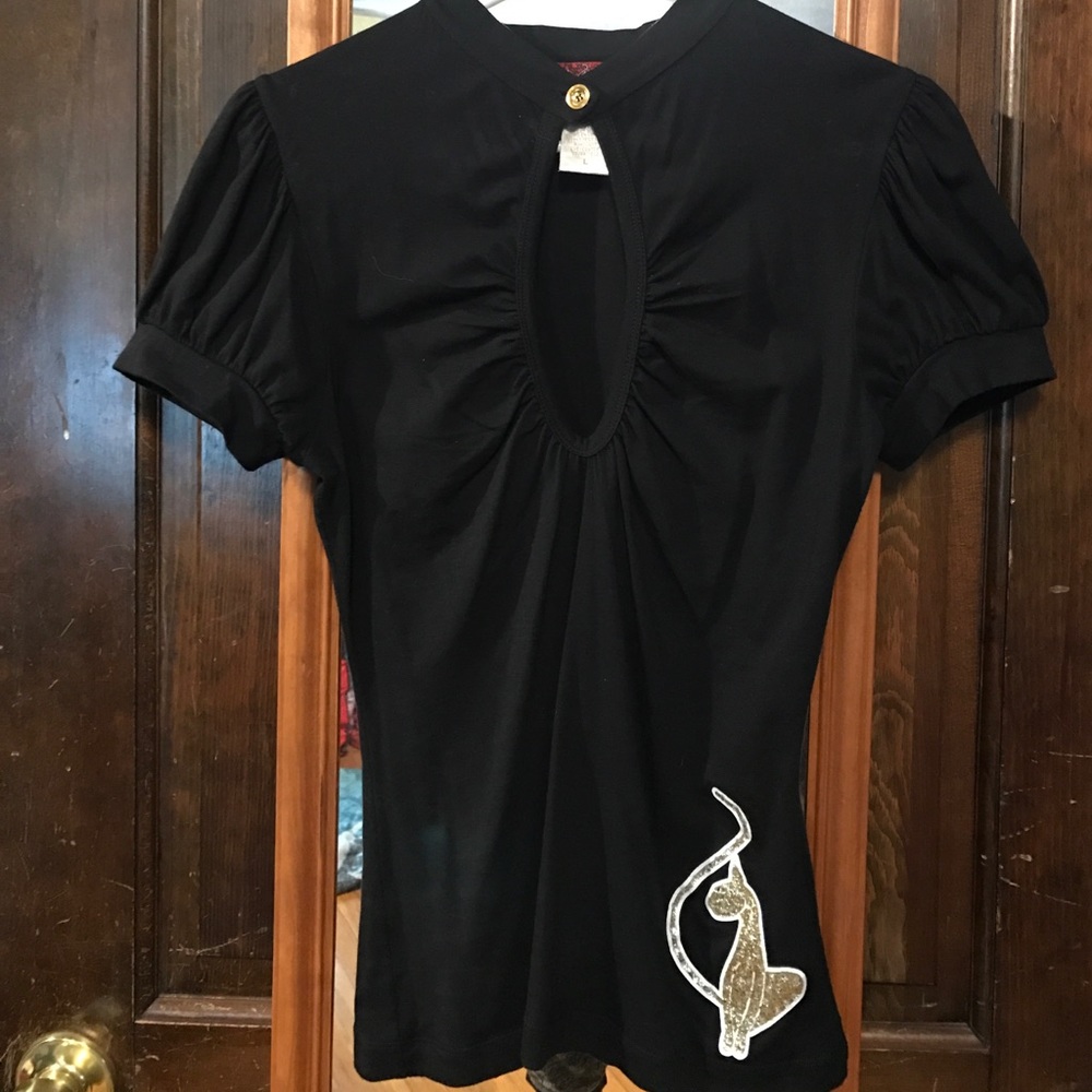Baby Phat black blouse