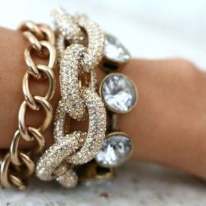 Pave Link Bracelet