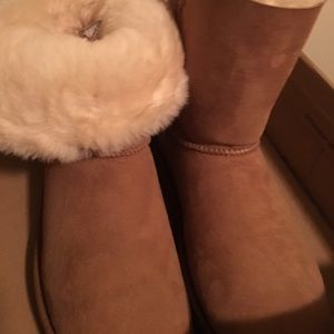 Brand new in box Ugg Mini button Bailey boots