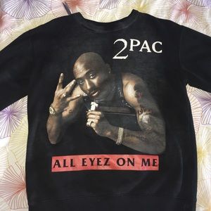 Vintage Tupac All Eyez on Me crewneck sweater