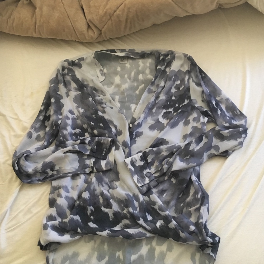 Slate and grey blouse!!