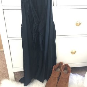 Vince silk tunic dress