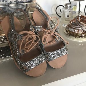 Toddler glitter sandals