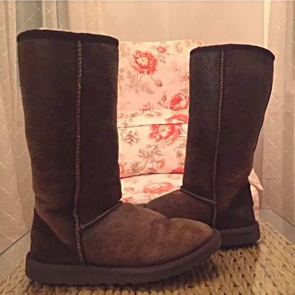 ugg tall leather bomber boots ugg tall leather bomber boots