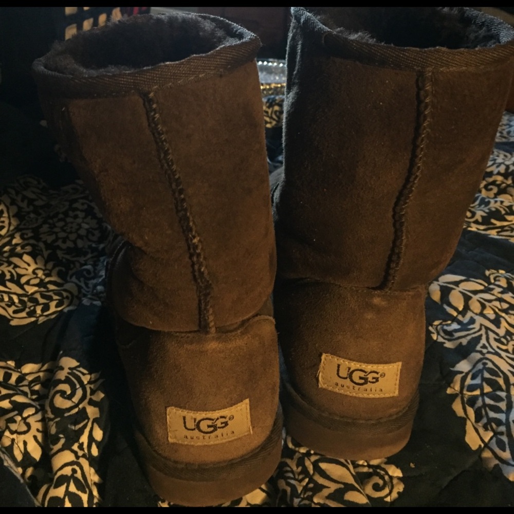 Brown short ugg boots