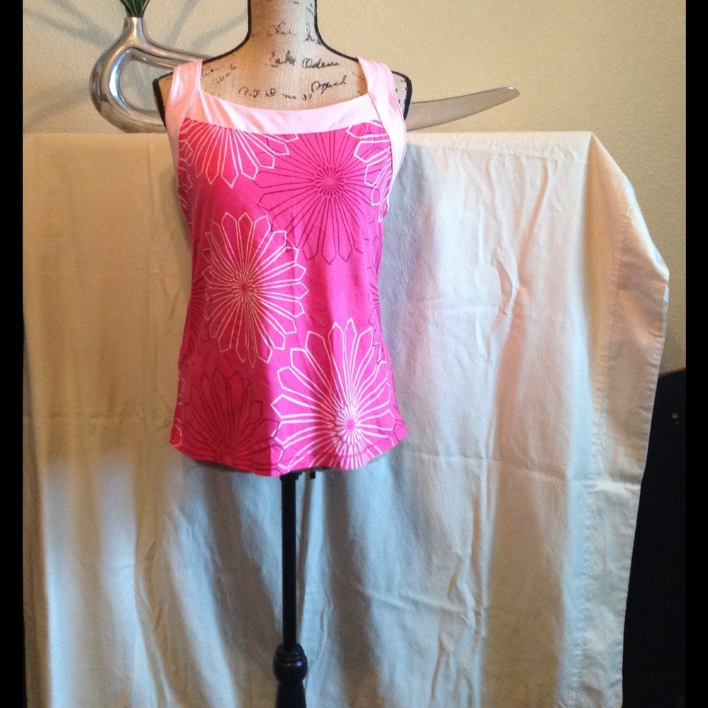 Lucy Pink Spandex Tank Top