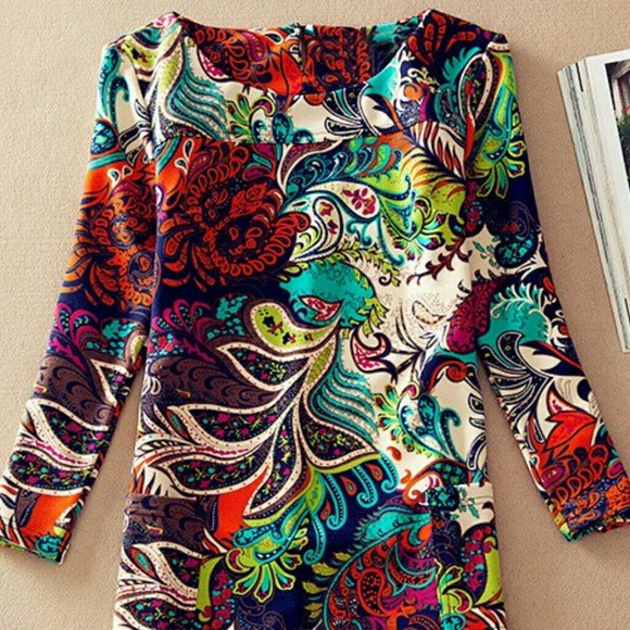 Dresses & Skirts - Kate Vintage print dress (NWT)