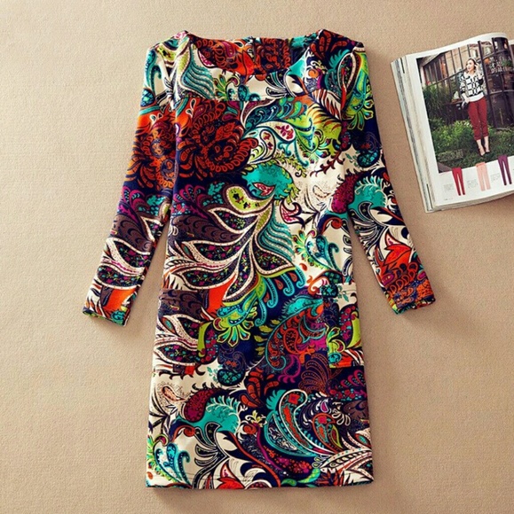 Kate Vintage print dress (NWT) - Picture 4 of 4