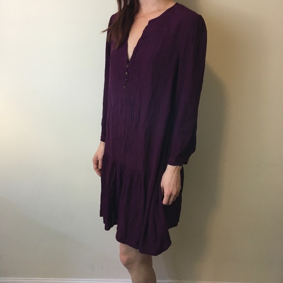 Anthropologie Dresses & Skirts - Maeve Anthropologie Purple Drop Waist Dress