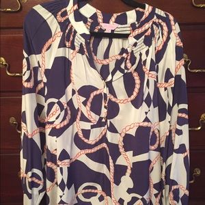 Lilly Pulitzer Anchor Elsa Top