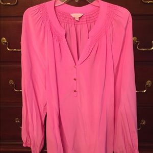 Lilly Pulitzer Pink Elsa Top