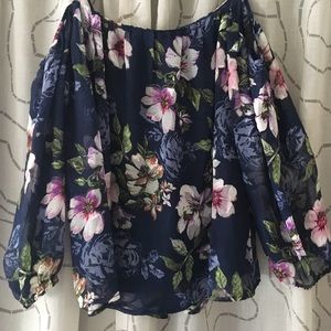 Off the shoulder blouse!!