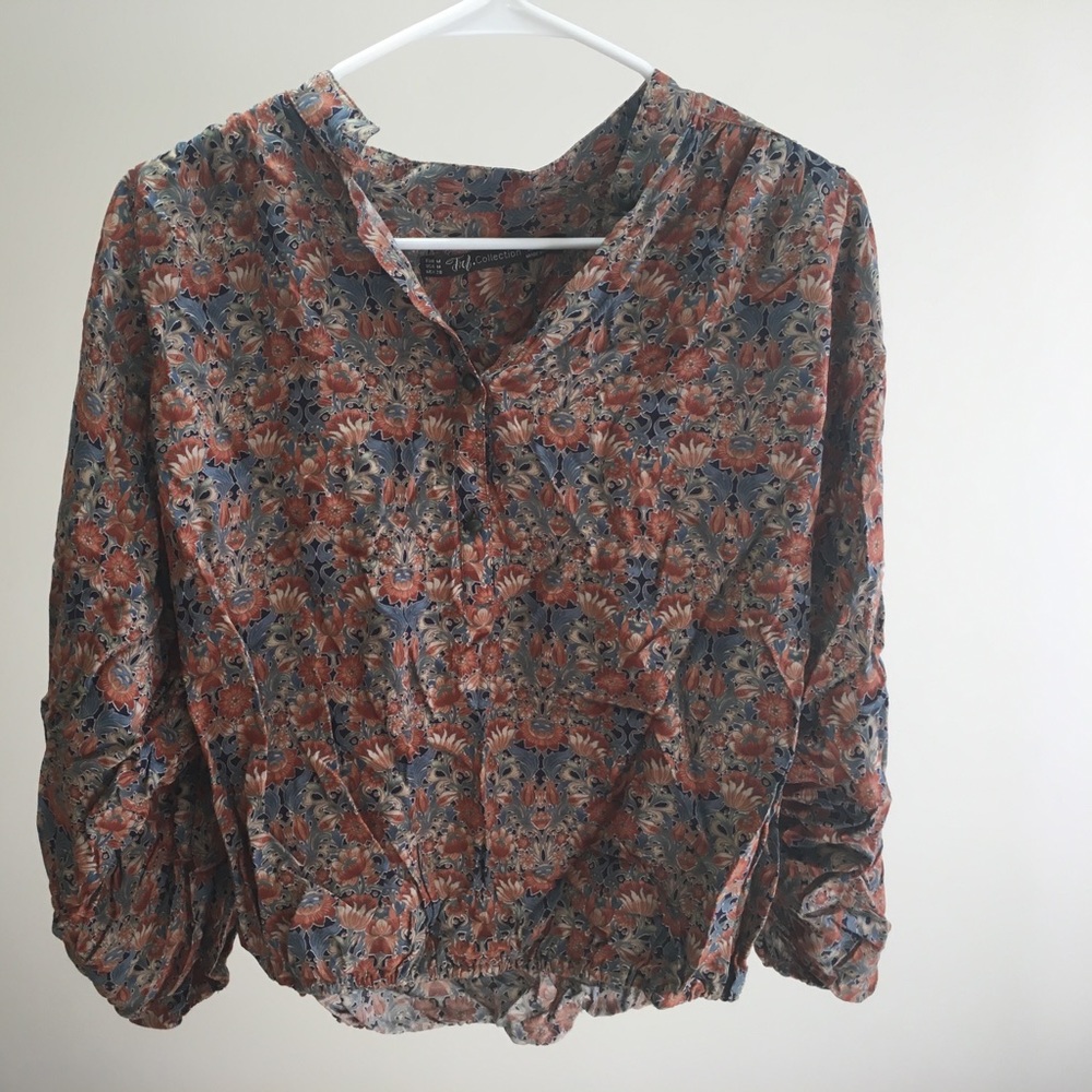 Slouchy Floral Blouse