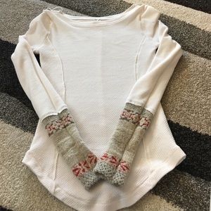 Long sleeved free people shirt