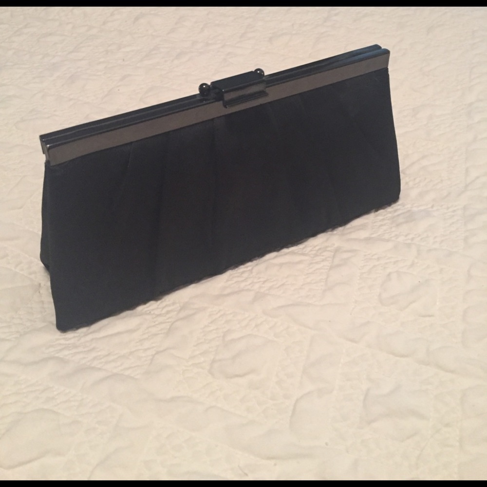 Black formal clutch purse