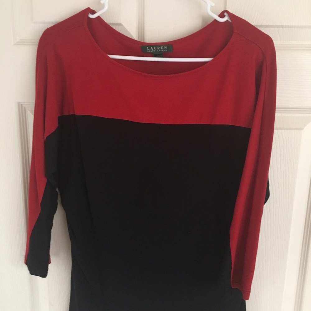 Lauren Ralph Lauren Colorblock Blouse