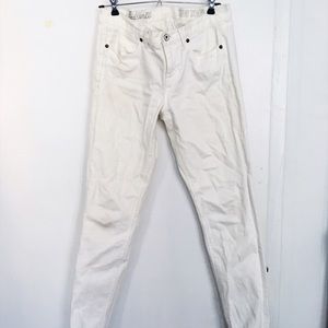 White Madewell skinny jeans