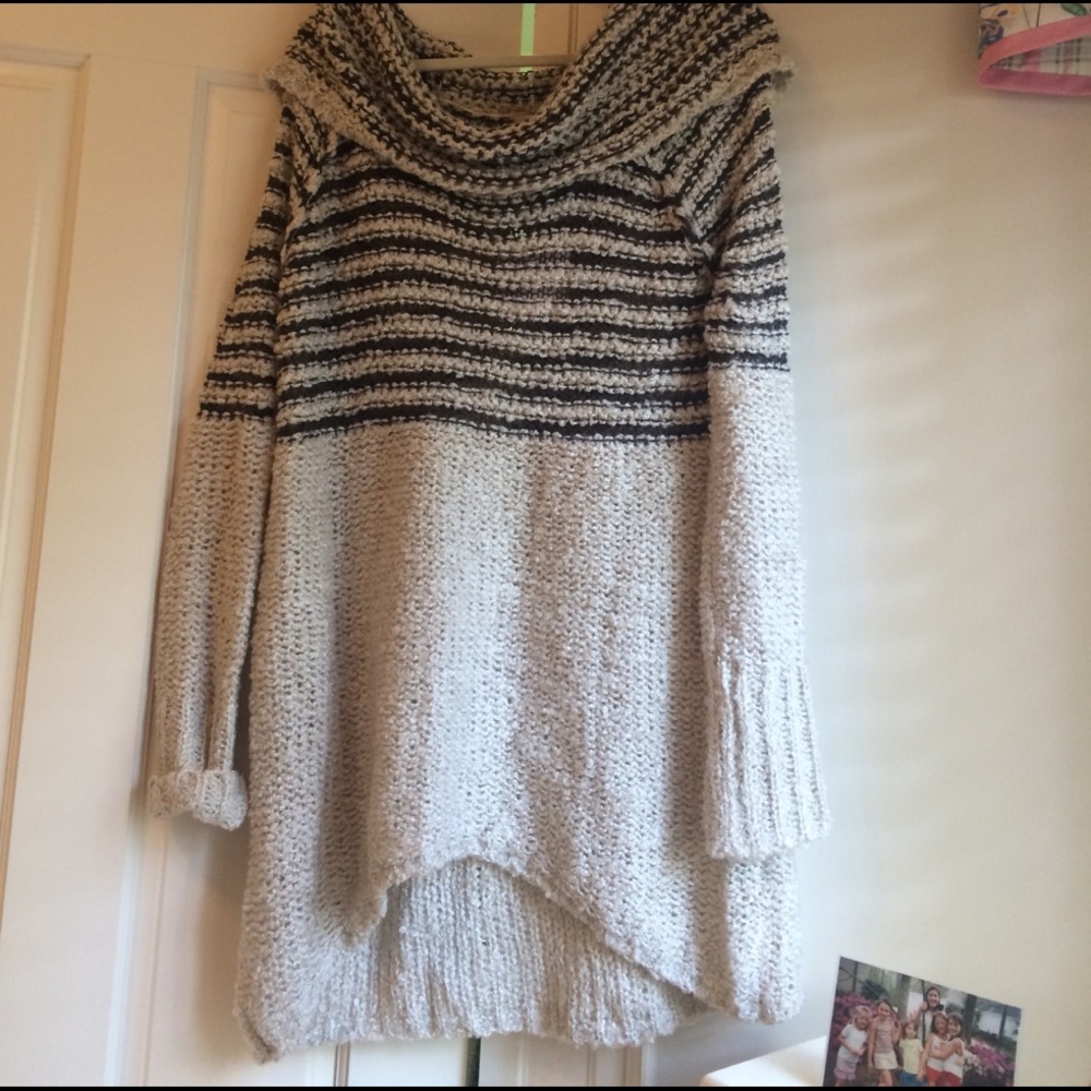 Off the shoulder sweater dress never been worn!