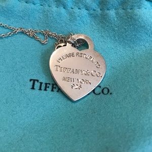Tiffany & co heart necklace