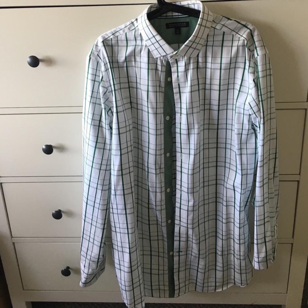Banana Republic non-iron slim fit button up