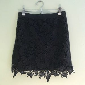 Lace Front Skirt