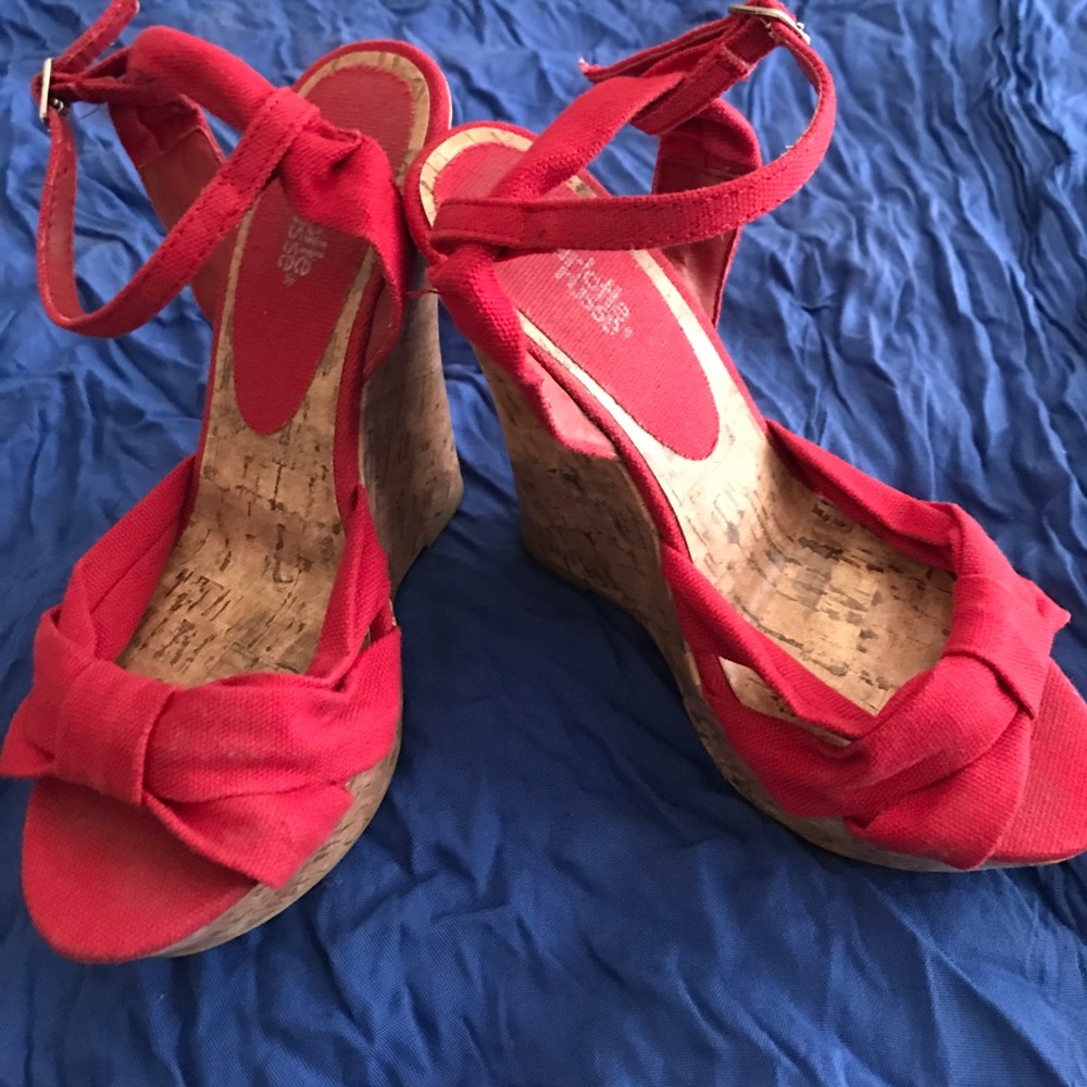 Charlotte Russe Wedges size 6