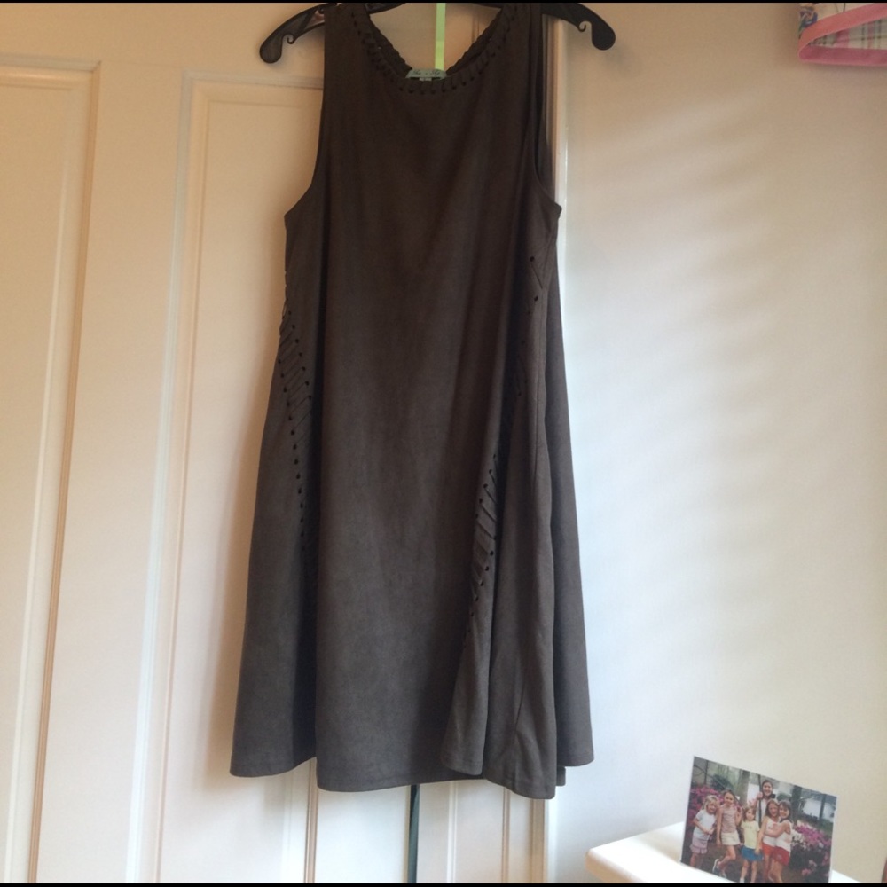 Olive green dress size large