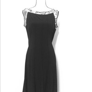 Black Dress w/ Paisley Trim (NWOT)