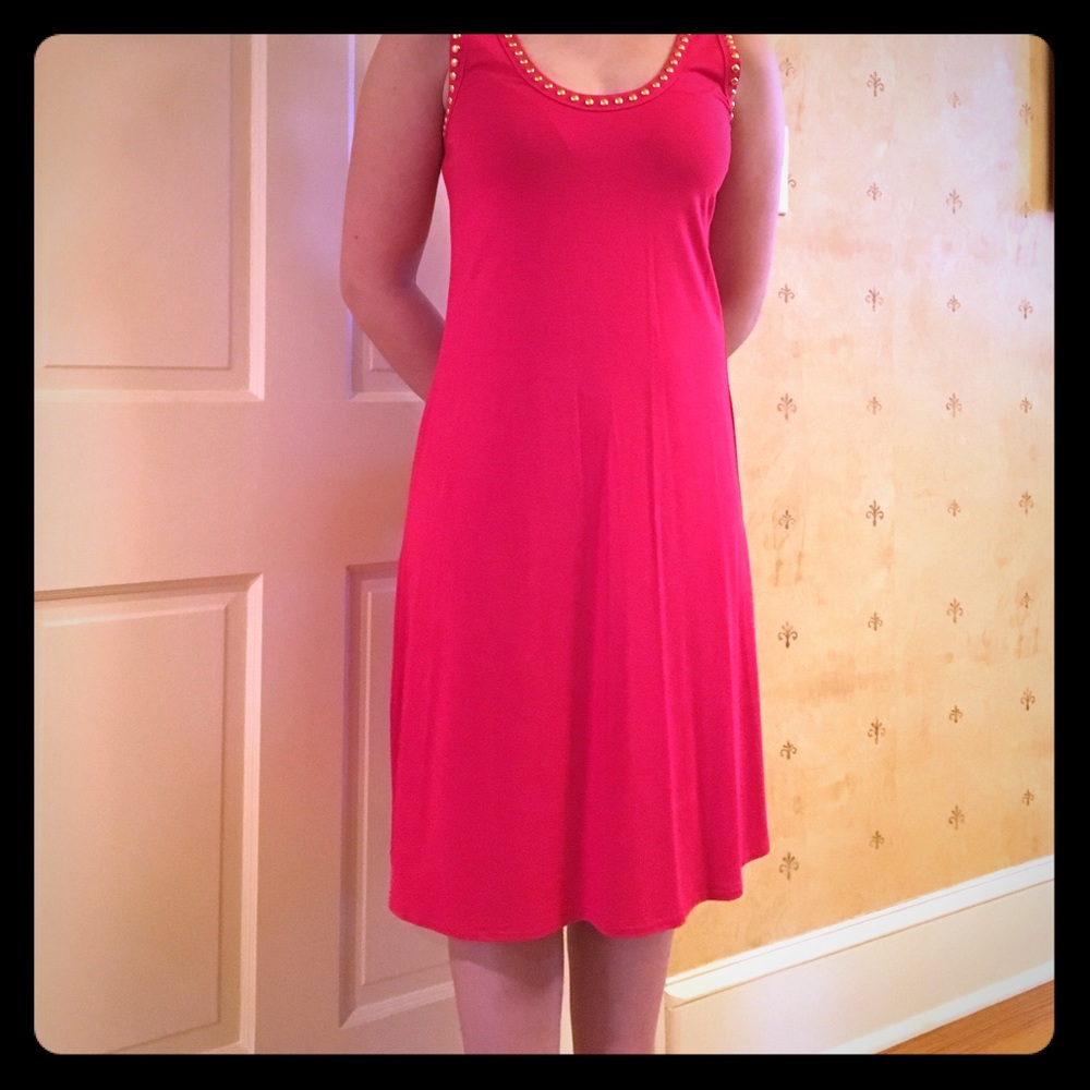 NWT red midi dress