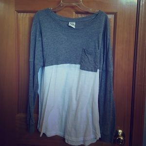 Long sleeved Victoria's Secret Pink tee