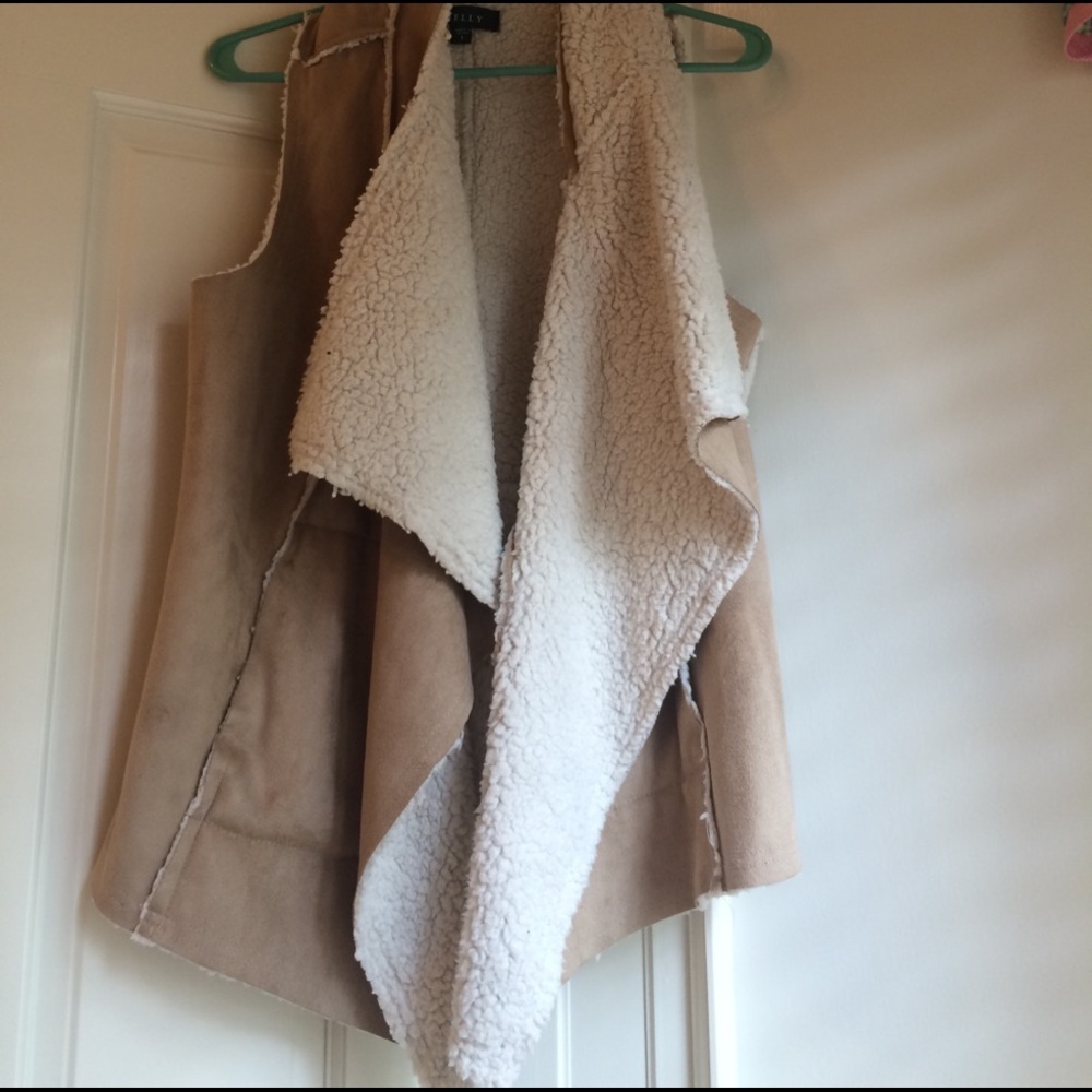 Suede vest