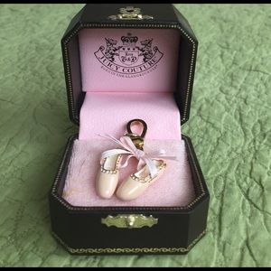 Juicy Couture ballet point shoes charm