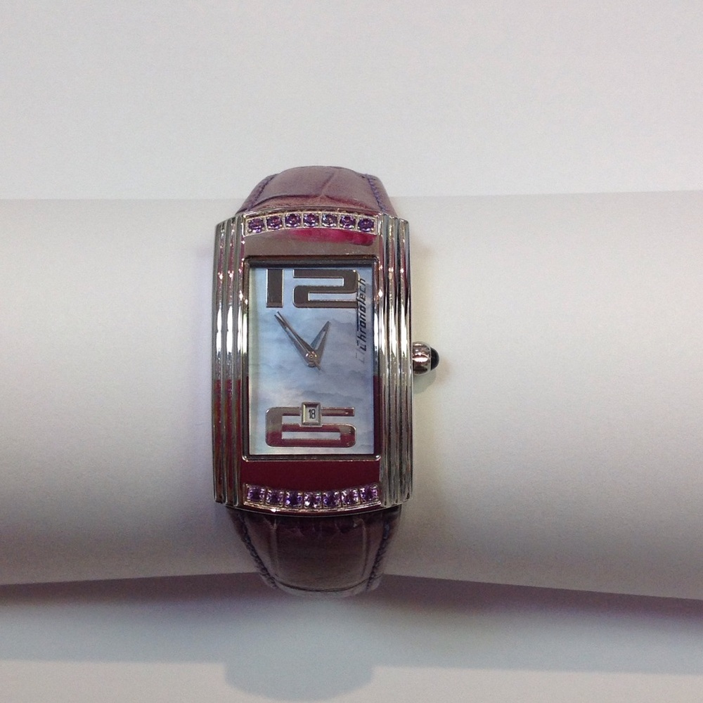 Chrono tech amethyst watch
