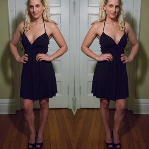 Black Express Swingy Dress