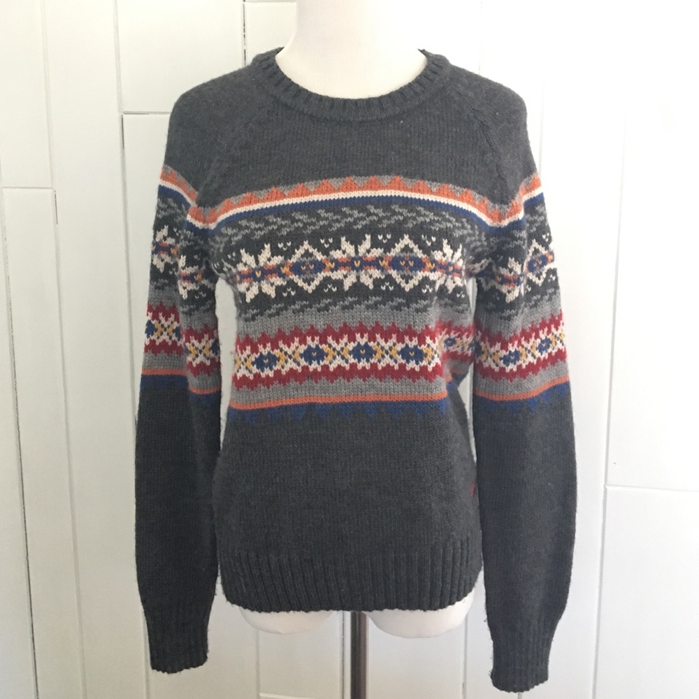 Warm Nordic Print Sweater