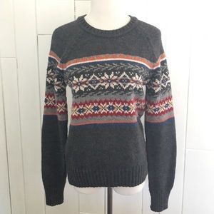 Warm Nordic Print Sweater