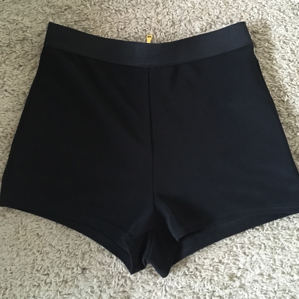 High waisted shorts.