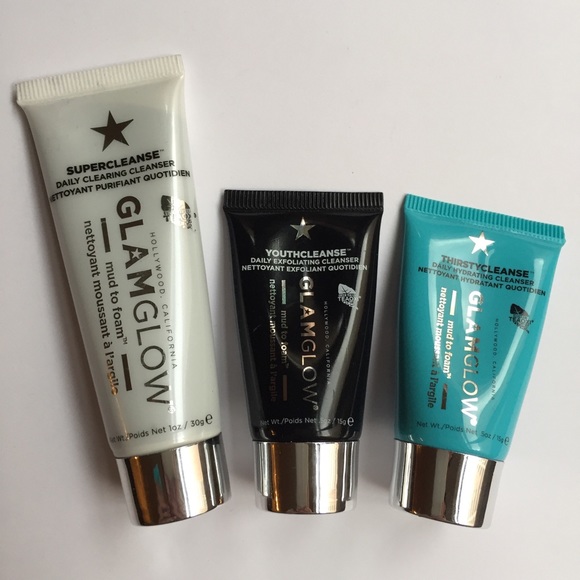 Sephora Other - 3 piece NWT glamglow mud to foam cleanse bundle