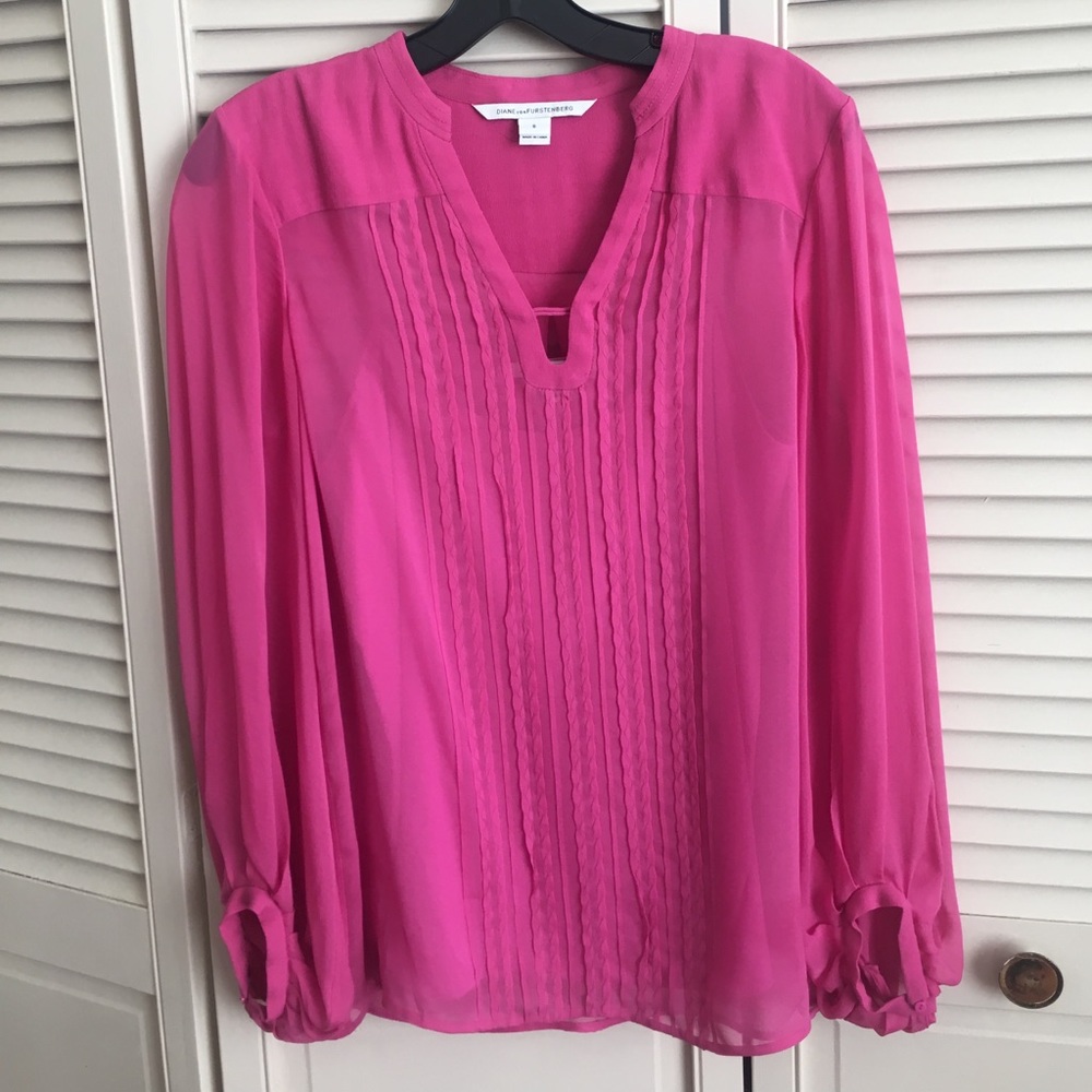 Diane von Furstenberg Blouse - Pink
