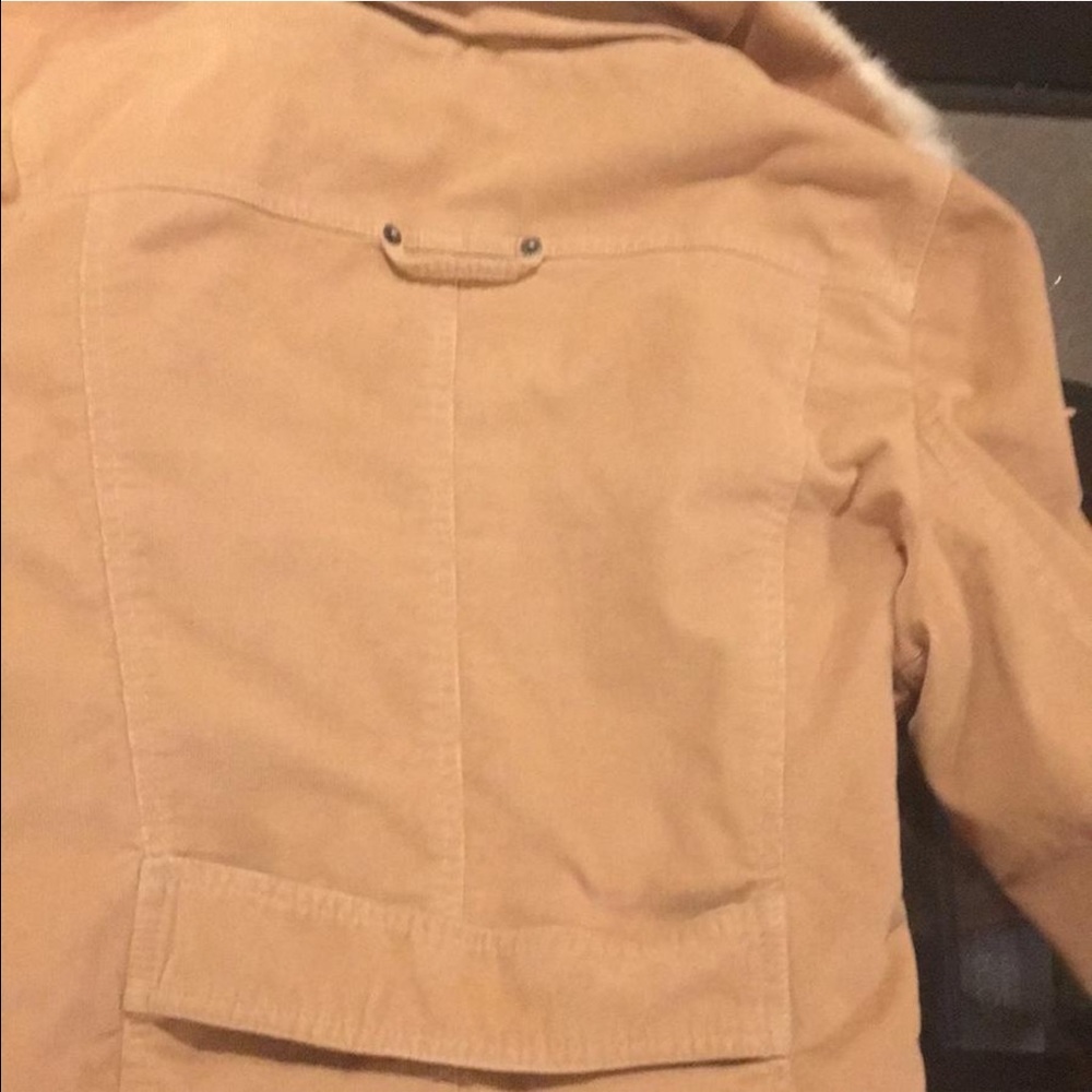 Marc Jacobs cordoroy jacket fur collar - Picture 5 of 6