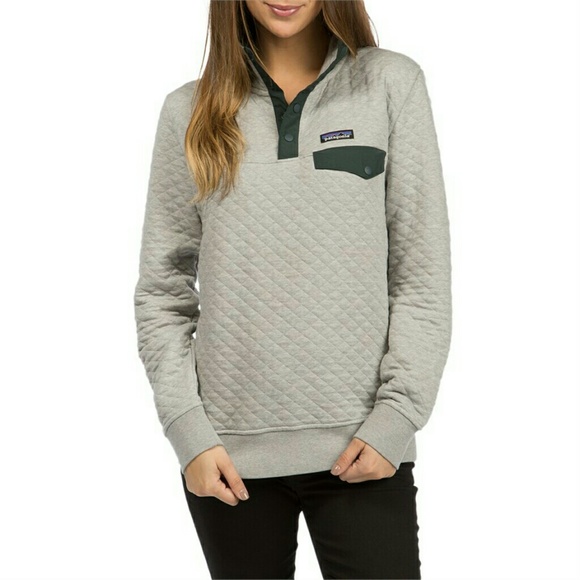 Patagonia Tops - Patagonia Women's Cotton Quilted Snap T Pull-Over
