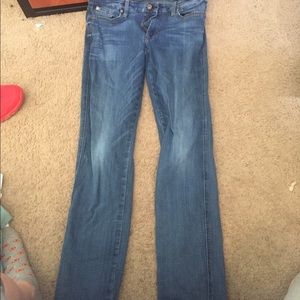 straight jeans