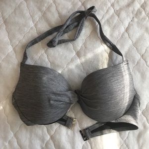Grey bikini top