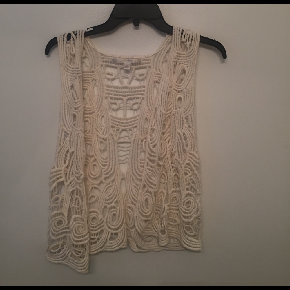 Lauren Conrad Lace vest